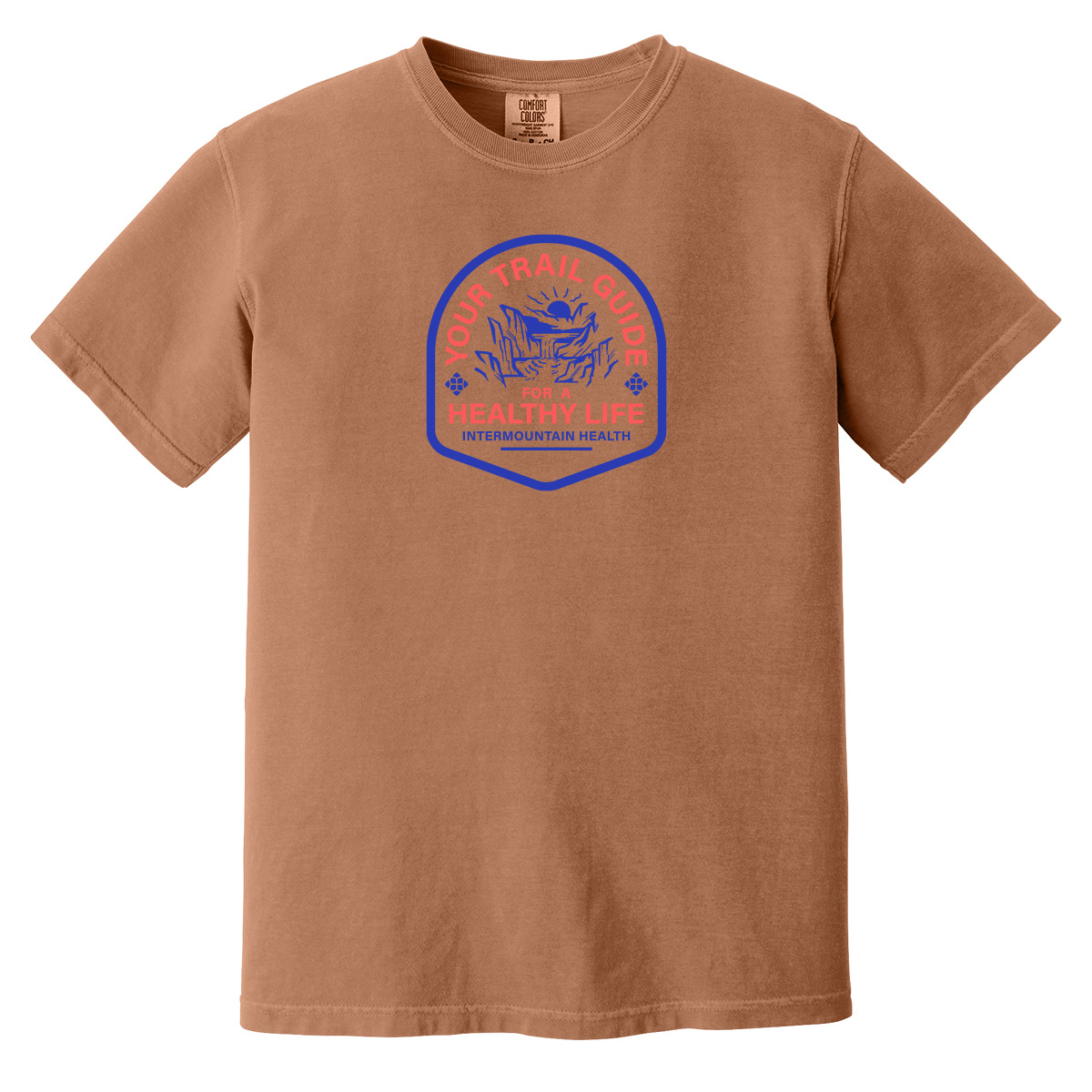 Comfort Color Canyon Landscape Tee Yam 